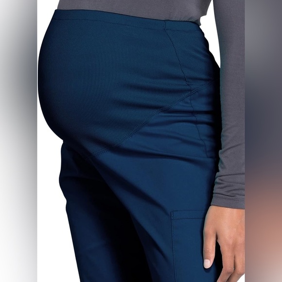 Cherokee Maternity Scrub Pants for Women, Workwear Professionals Soft Stretch - Picture 3 of 7